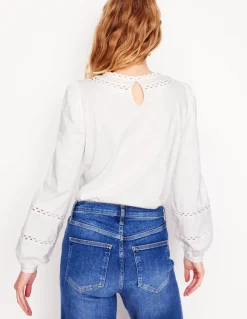 Daisy Long Sleeve Top--Boden Fashion
