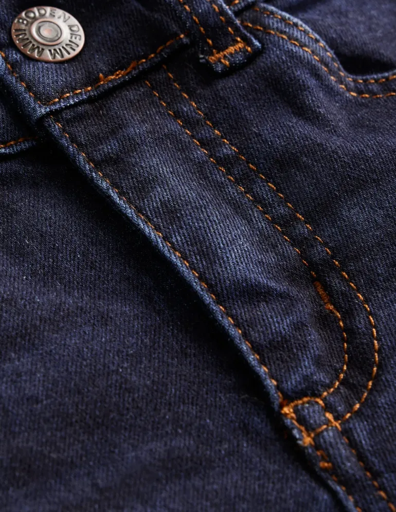 Dark Vintage Denim Slim Leg Jeans-Dark Vintage-Boden Clearance