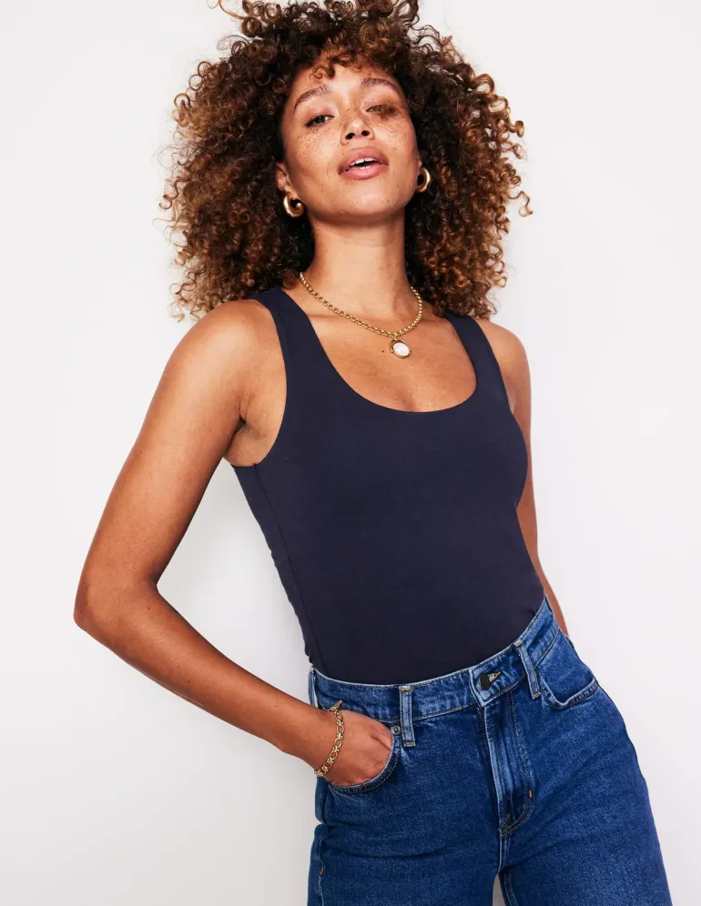 Double Layer Scoop Neck Vest--Boden Flash Sale
