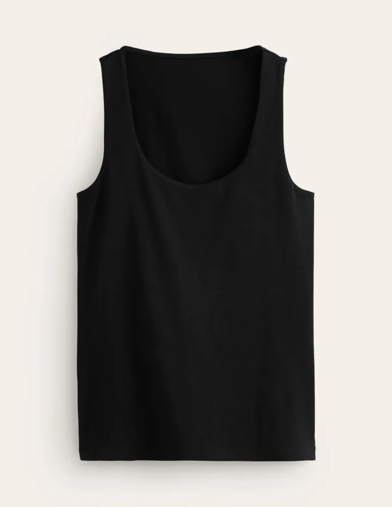 Double Layer Scoop Neck Vest--Boden Cheap