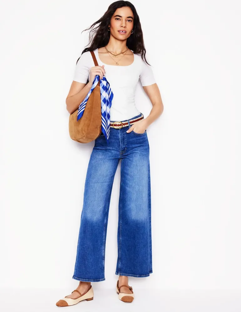 Double Layer Scoop T-shirt--Boden Cheap