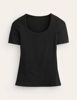 Double Layer Scoop T-shirt--Boden Sale