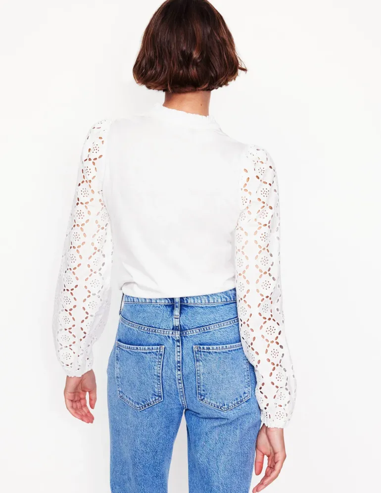 Eden Broderie Blouse--Boden Cheap