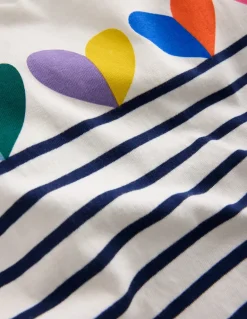 Ella Breton-College Navy / Ivory Hearts-Boden Clearance
