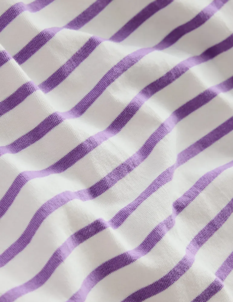 Ella Breton-Ivory / Aster Purple Stripe-Boden Best