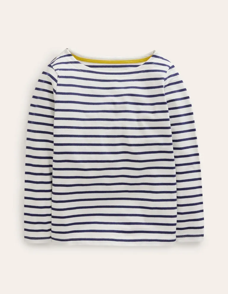 Ella Breton-Ivory/College Navy-Boden Cheap