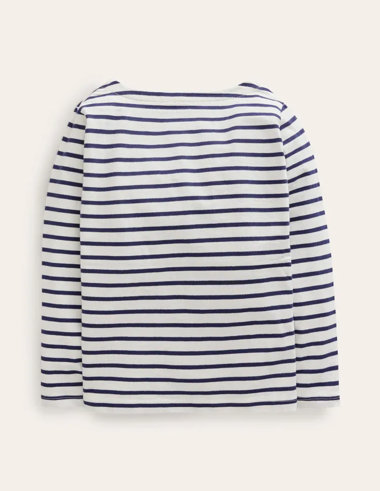 Ella Breton-Ivory/College Navy-Boden Cheap