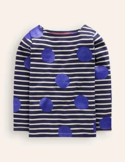 Ella Breton-Sapphire Blue Foil spot-Boden Store