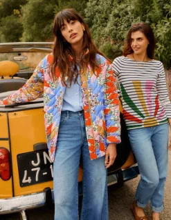 Ella Long Sleeve Breton-Multi, Sunshine Pop-Boden Best Sale
