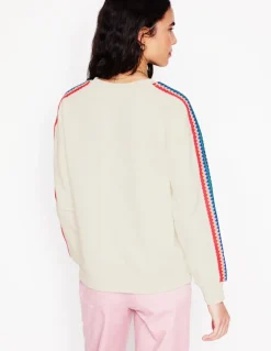 Emi Crochet Sweatshirt--Boden Outlet