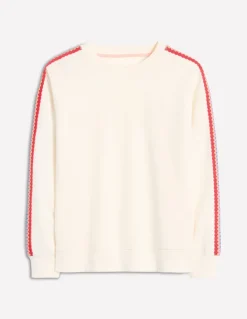 Emi Crochet Sweatshirt--Boden Outlet