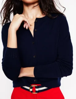 Emilia Cotton Crew Cardigan--Boden Discount