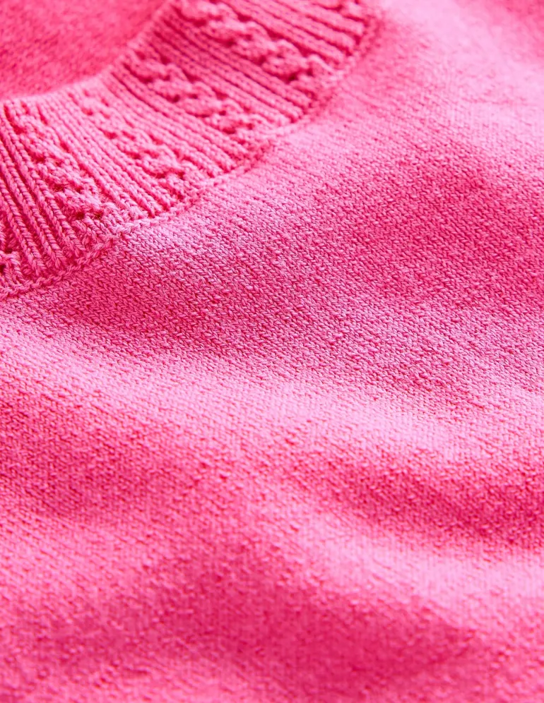 Emilia Cotton Crew Neck Vest--Boden Discount