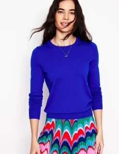 Emilia Cotton Crew Sweater--Boden Outlet