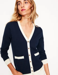 Emilia Cotton V Neck Cardigan--Boden Best Sale