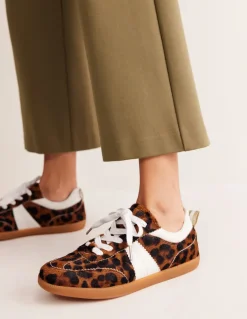 Erin Retro Tennis Sneakers-Dark Classic Leopard-Boden Cheap