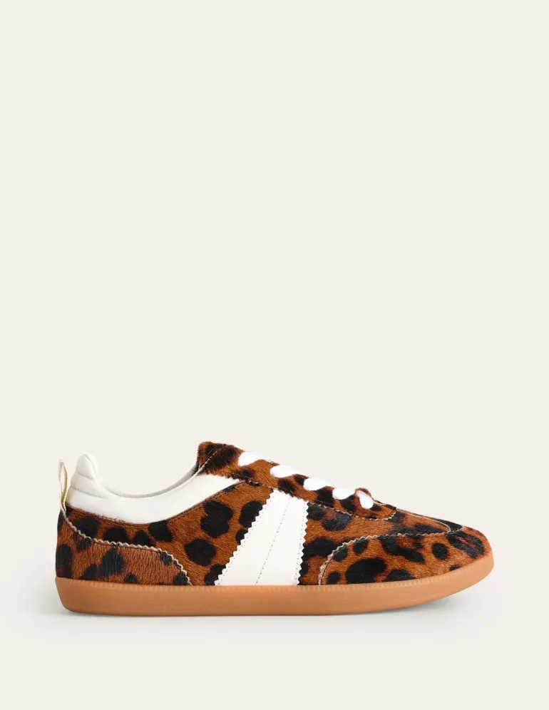 Erin Retro Tennis Sneakers-Dark Classic Leopard-Boden Cheap