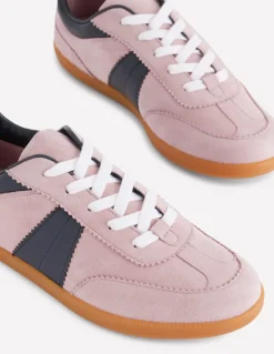 Erin Retro Tennis Trainers-Vintage Mauve/Navy-Boden Best
