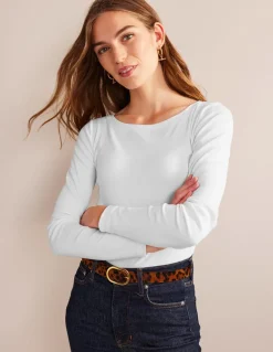 Essential Boat-Neck Jersey Top--Boden Discount