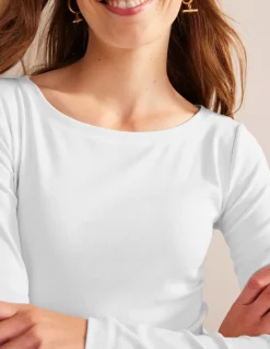 Essential Boat-Neck Jersey Top--Boden Discount