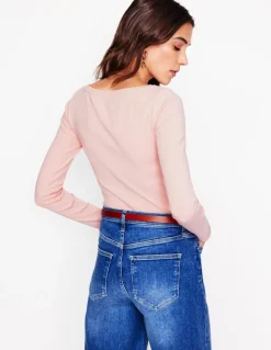 Essential Boat-Neck Jersey Top--Boden Online