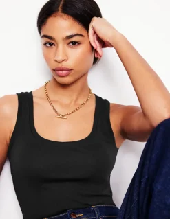Essential Scoop-Neck Tank--Boden Online