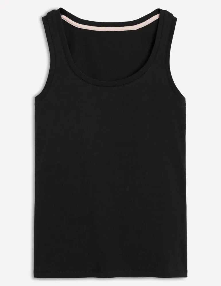 Essential Scoop-Neck Tank--Boden Online