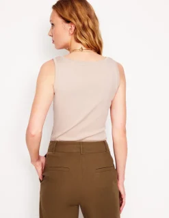 Essential Scoop-Neck Tank--Boden Online
