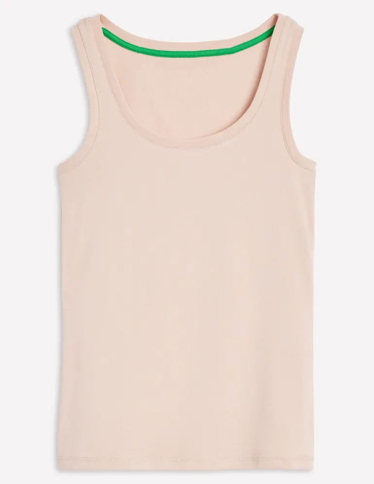 Essential Scoop-Neck Tank--Boden Online