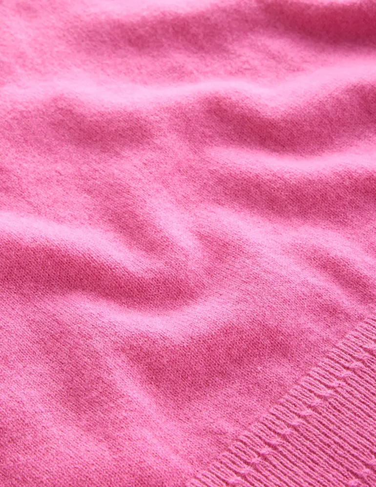 Eva Cashmere Boat Neck Sweater-Pink Tourmaline-Boden Hot