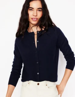 Eva Cashmere Crew Cardigan--Boden Hot