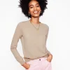 Eva Cashmere Crew Neck Sweater-Chinchilla Melange-Boden Flash Sale