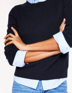 Eva Cashmere Crew Neck Sweater--Boden Clearance