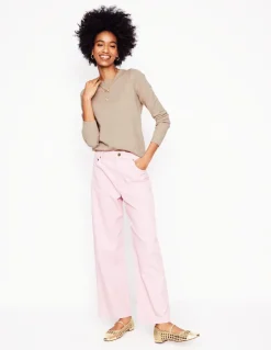 Eva Cashmere Crew Neck Sweater-Chinchilla Melange-Boden Flash Sale