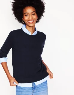 Eva Cashmere Crew Neck Sweater--Boden Clearance