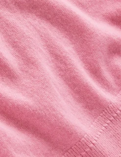 Eva Cashmere Crew Neck Sweater-Old Rose Pink-Boden Clearance