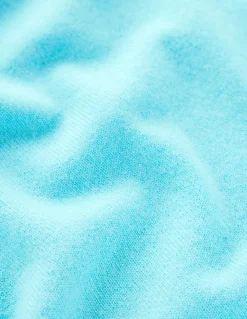 Eva Cashmere Crew Neck Sweater-Caribbean Blue-Boden Hot