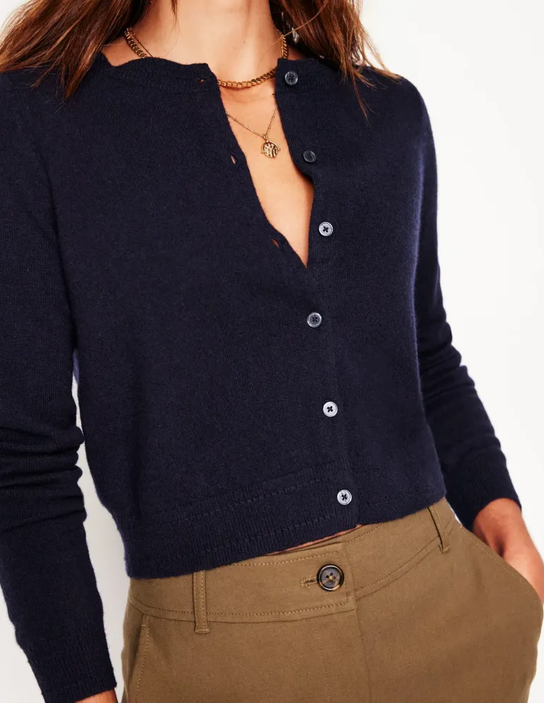 Eva Cashmere Cropped Cardigan--Boden Best Sale