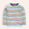 Everyday Breton T-Shirt-Greek Blue/Firecracker Red-Boden Best