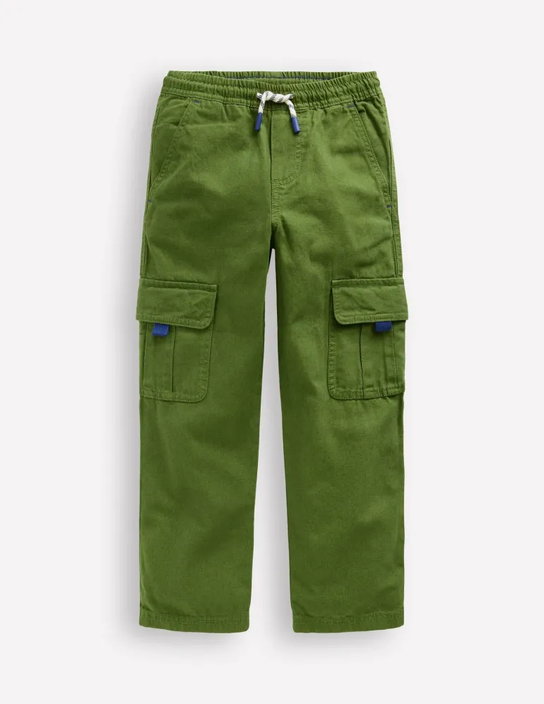 Everyday Cargo Trousers-Brocolli Green-Boden Clearance