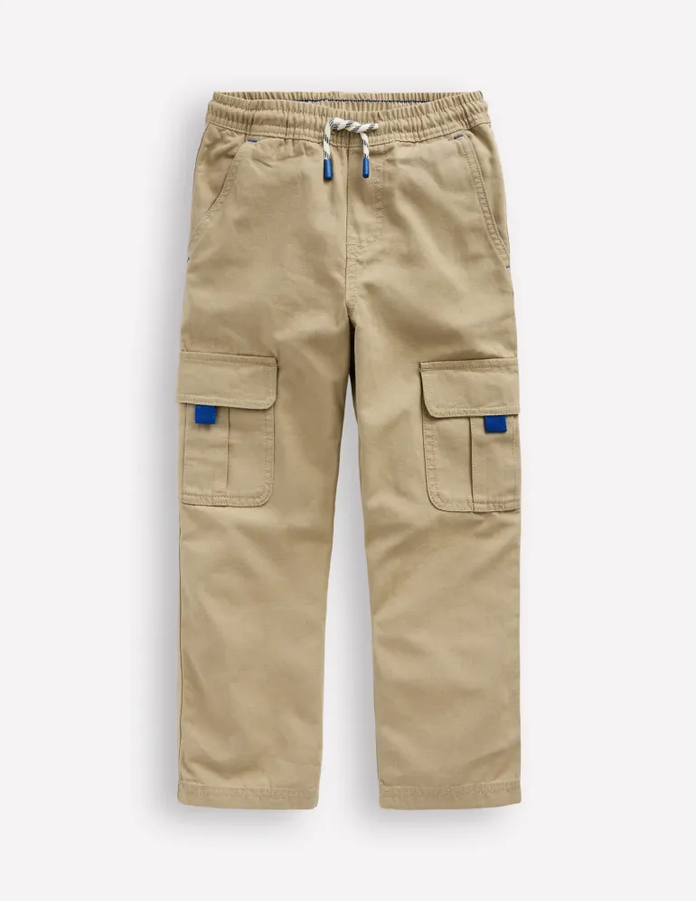 Everyday Cargo Trousers-Stone Grey-Boden Store