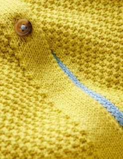 Everyday Cotton Cardigan-Lemon Yellow-Boden Sale