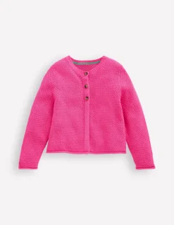 Everyday Cotton Cardigan-Sorbet Pink-Boden Clearance