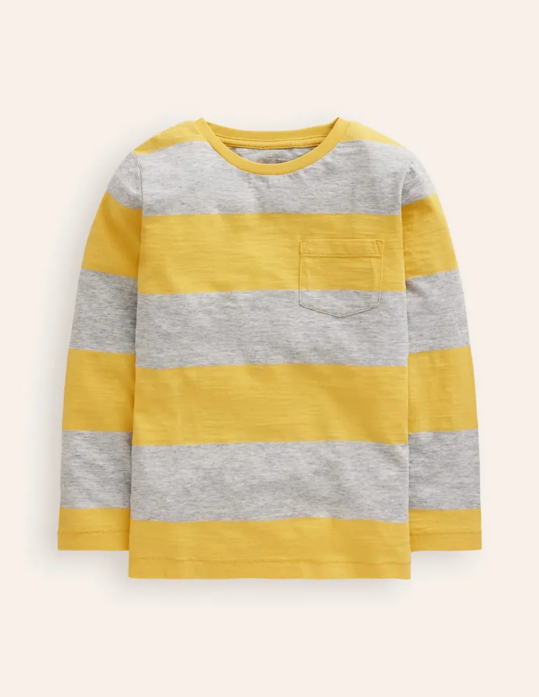 Everyday Long Sleeve T-Shirt-Honeycomb Yellow-Boden Discount