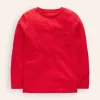 Everyday Long Sleeve T-Shirt-Poppy Red-Boden Hot