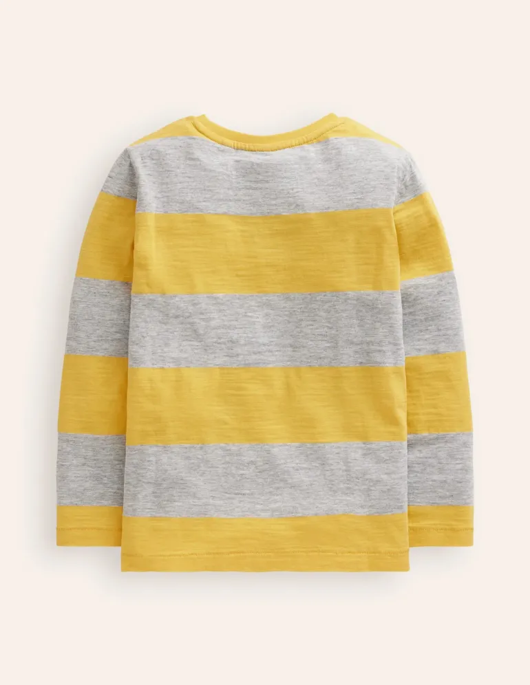 Everyday Long Sleeve T-Shirt-Honeycomb Yellow-Boden Discount