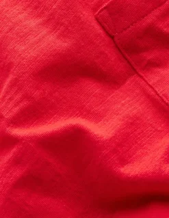 Everyday Long Sleeve T-Shirt-Poppy Red-Boden Hot