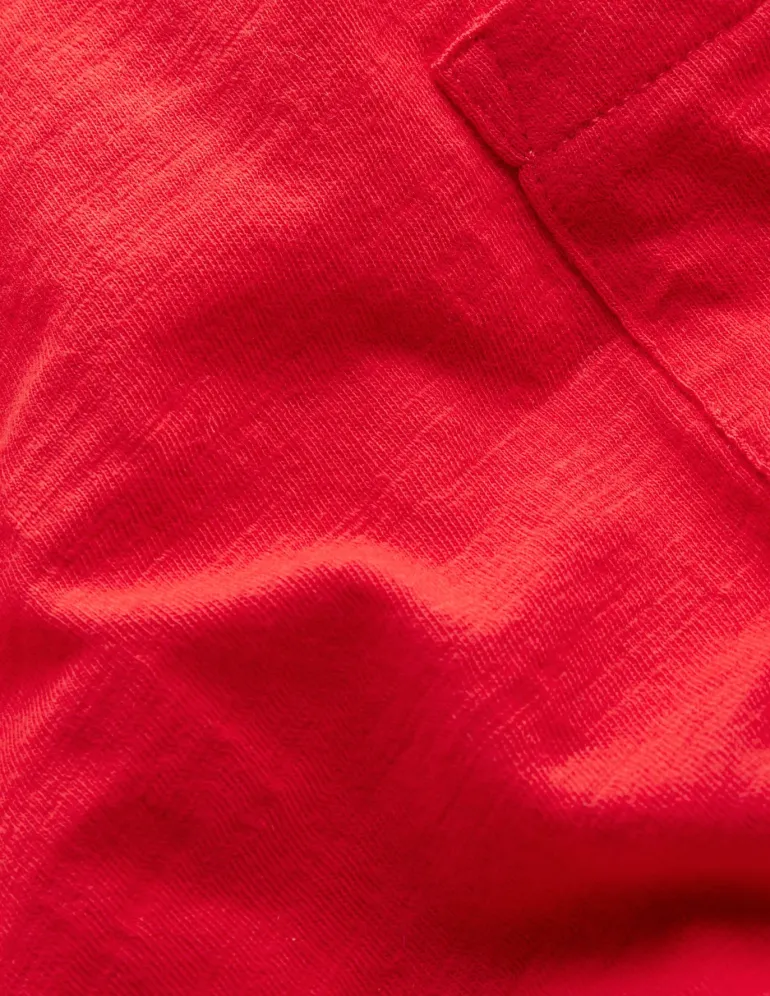 Everyday Long Sleeve T-Shirt-Poppy Red-Boden Hot