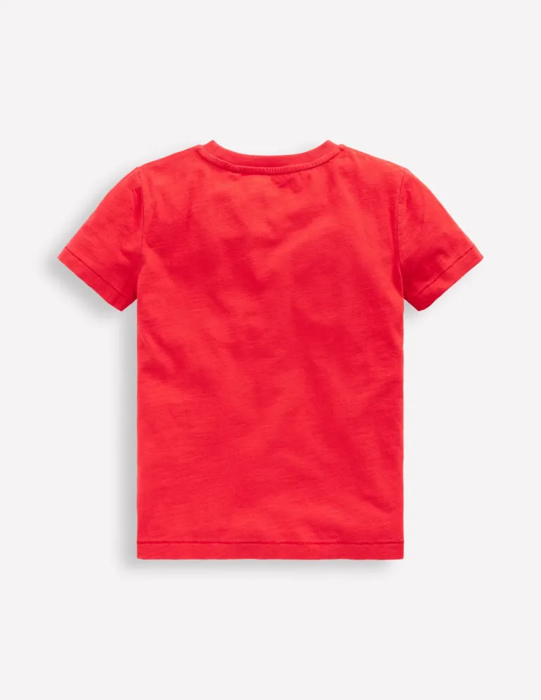 Everyday Short Sleeve T-Shirt-Poppy Red-Boden Best