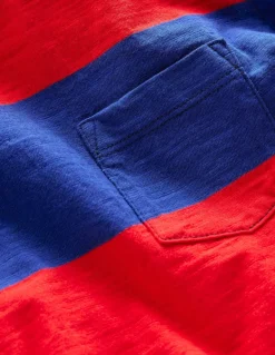 Everyday Short Sleeve T-Shirt-Rockabilly Red / Orion Blue-Boden Outlet